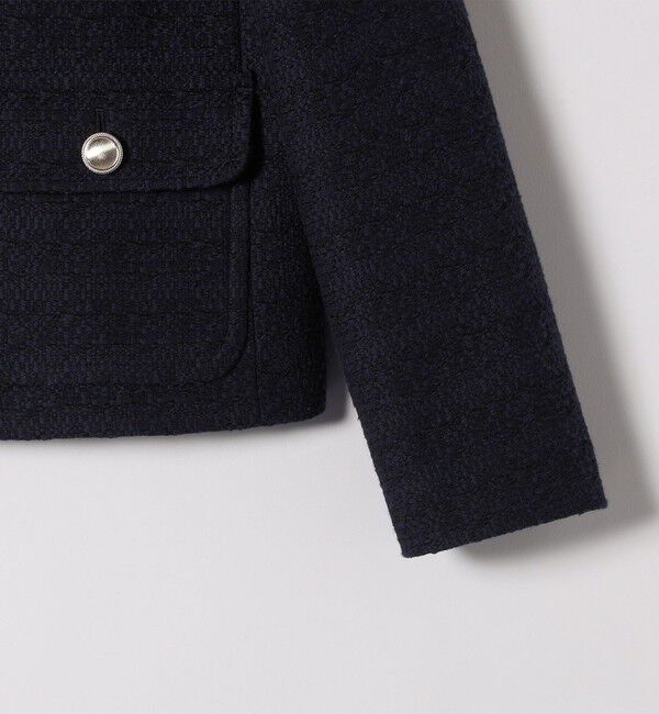 SHIPS any「SHIPS any: ツイード シングル ポケット ジャケット［NAVY BLUE］」|その他|