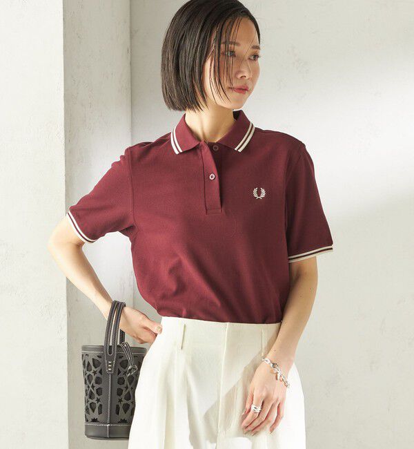 SHIPS for women「《一部追加予約》FRED PERRY:G3600 TWIN TIPPED SHIRTS」|ポロシャツ|
