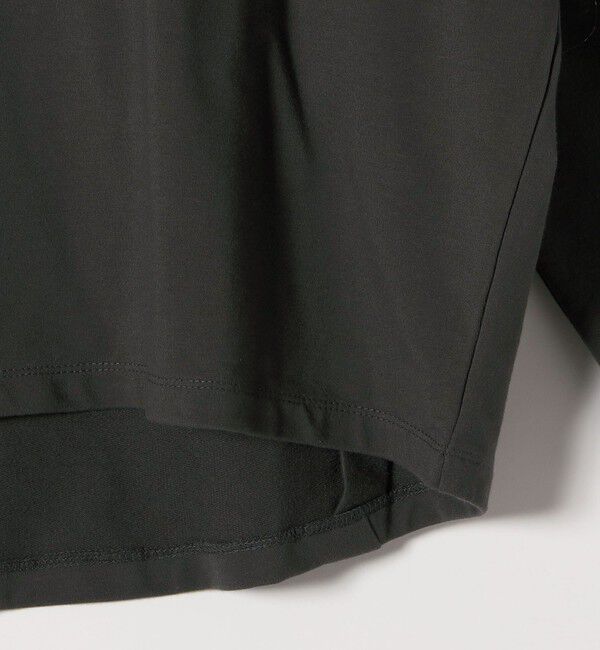 SHIPS any「SHIPS any:〈洗濯機可能〉インレイ レースアップ ロングスリーブ プルオーバー」|Tシャツ・カットソー|