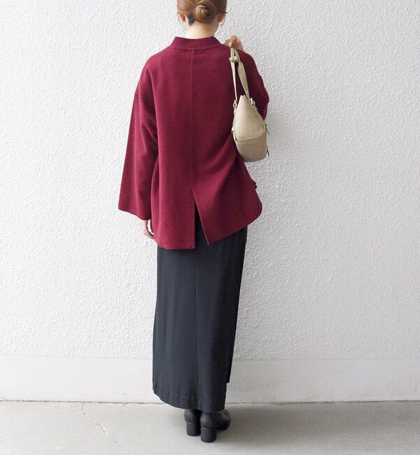 SHIPS any「SHIPS any:〈洗濯機可能〉フリース ライク ハーフジップ ポケット プルオーバー」|Tシャツ・カットソー|