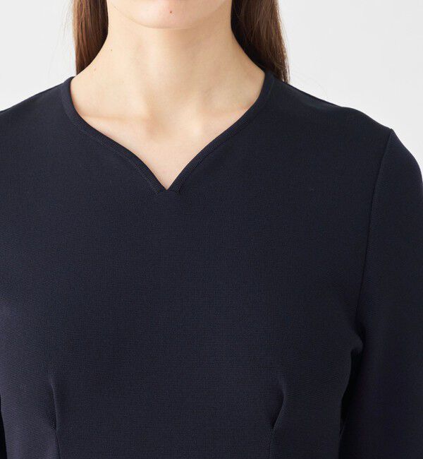 Ballsey「ミラノリブ タックスリーブワンピース」|ワンピース|