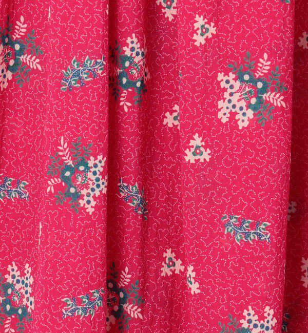 SOULEIADO「コットンジョーゼット シャーリングワンピース」|ワンピース|