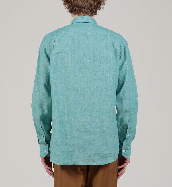 TOMORROWLAND MENS「リネン セミワイドカラーシャツ」|シャツ・ブラウス|