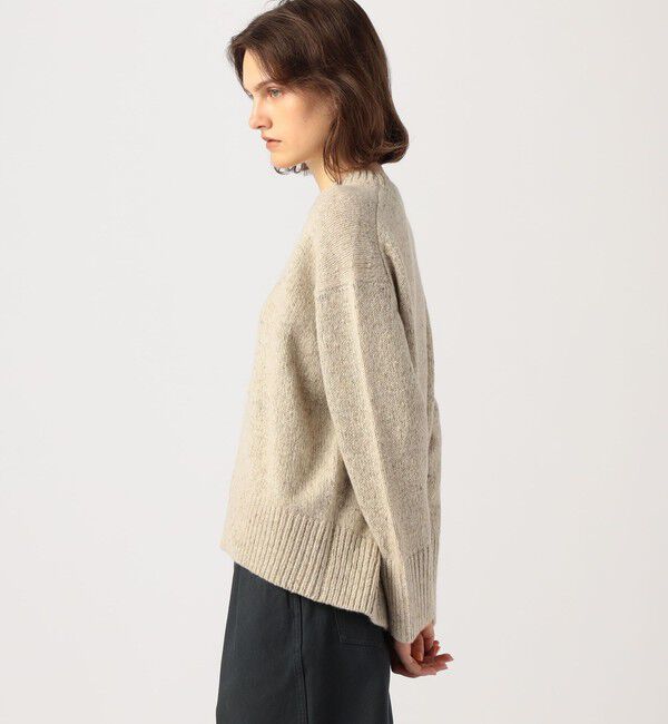 GALERIE VIE「ツイーディールレックス クルーネックプルオーバー」|ニット・セーター|