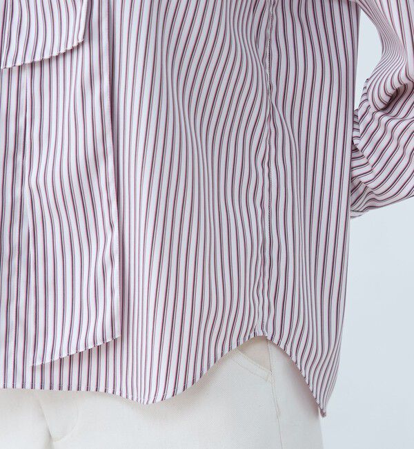 MACPHEE「コットンブロード ボウタイシャツ」|シャツ・ブラウス|