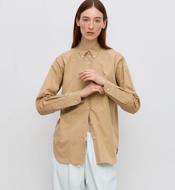 BACCA「コットンタイプライター ボタンダウンシャツ」|シャツ・ブラウス|