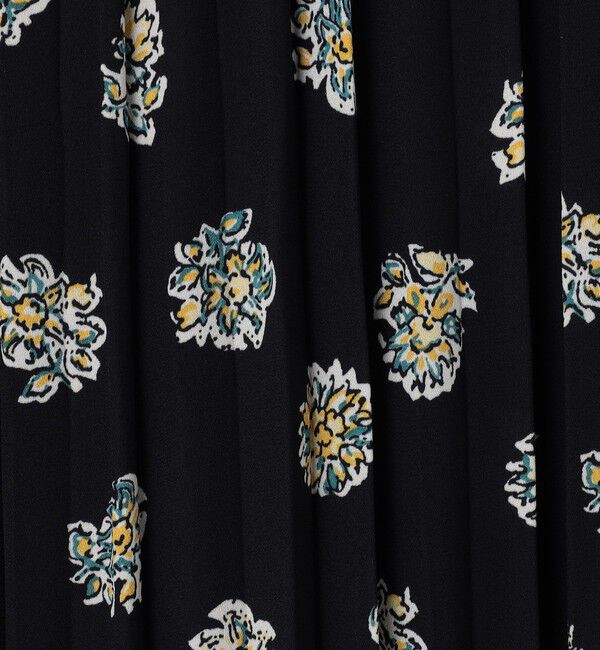 SOULEIADO「ポリエステルプリント プリーツワンピース」|ワンピース|