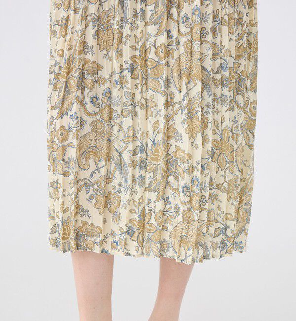 SOULEIADO「ポリエステルプリント プリーツワンピース」|ワンピース|