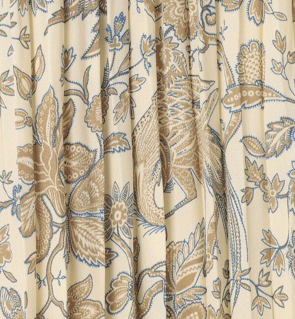 SOULEIADO「ポリエステルプリント プリーツワンピース」|ワンピース|