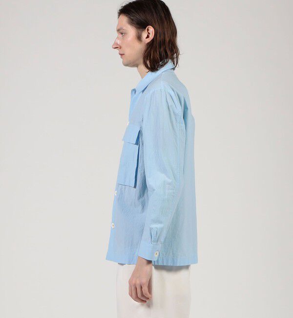 TOMORROWLAND MENS「【別注】GUY ROVER コットンポプリン オーバーシャツ」|ブルゾン・スタジャン|