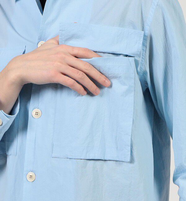 TOMORROWLAND MENS「【別注】GUY ROVER コットンポプリン オーバーシャツ」|ブルゾン・スタジャン|