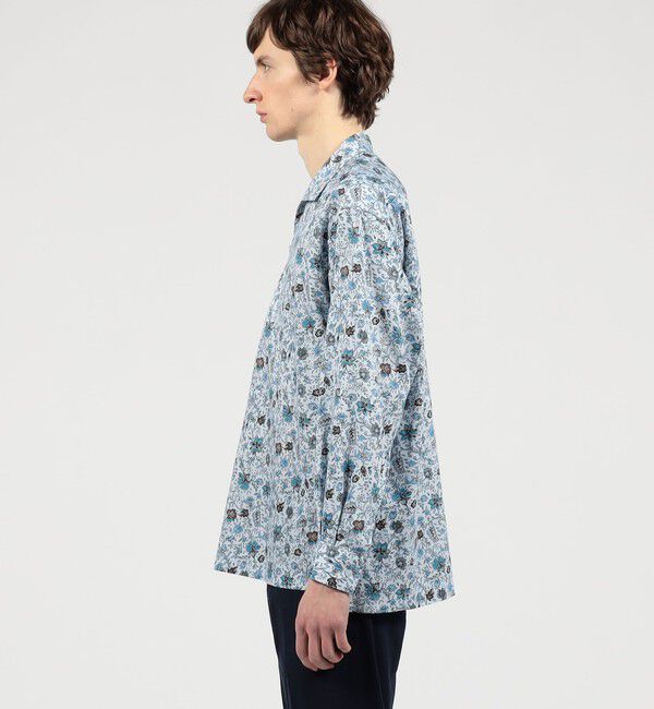 TOMORROWLAND MENS「コットンシルク フラワープリント プルオーバーシャツ」|シャツ・ブラウス|