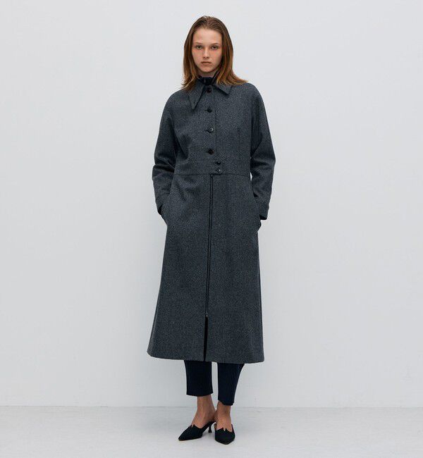 BACCA「ウールメルトン ワンピースロングコート」|その他|