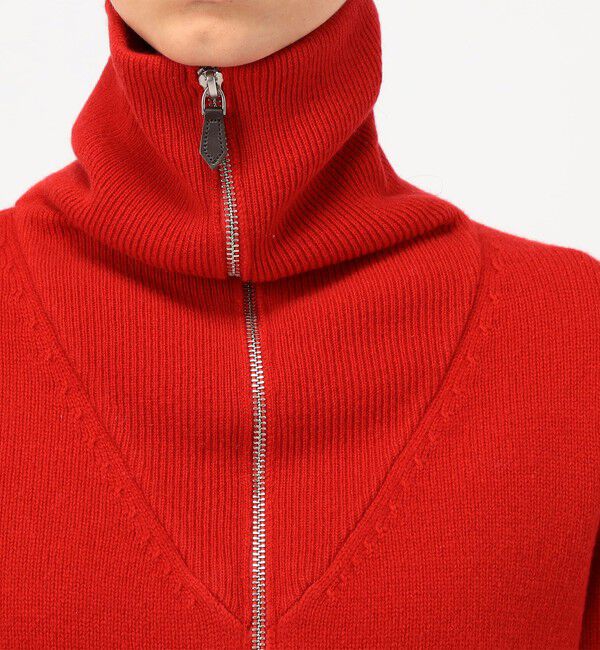 MACPHEE「NZ LAMBS ジップアップカーディガン」|カーディガン|