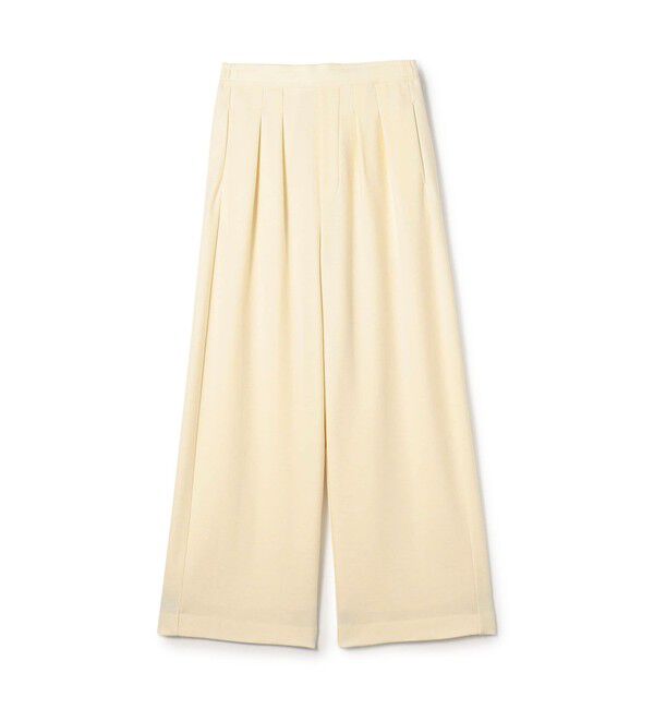 GALERIE VIE「ミルドスムース タックワイドパンツ」|その他|11 ホワイト