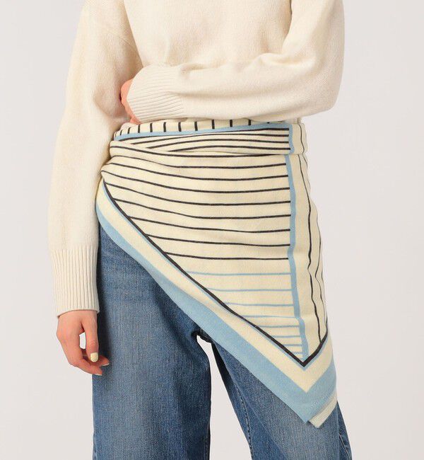 TOMORROWLAND GOODS「TOMORROWLAND SQUARE KNIT ストール」|ストール|