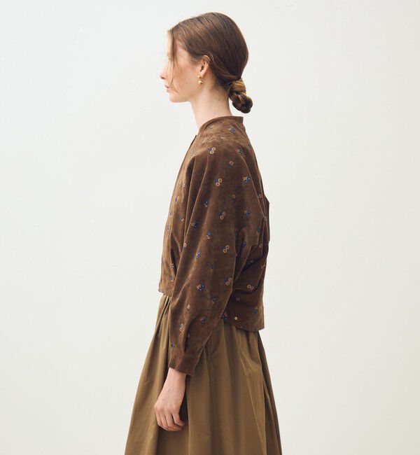 TOMORROWLAND collection「フルーロンベル ジップアップブルゾン」|ブルゾン・スタジャン|