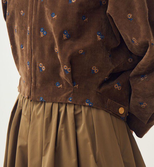 TOMORROWLAND collection「フルーロンベル ジップアップブルゾン」|ブルゾン・スタジャン|