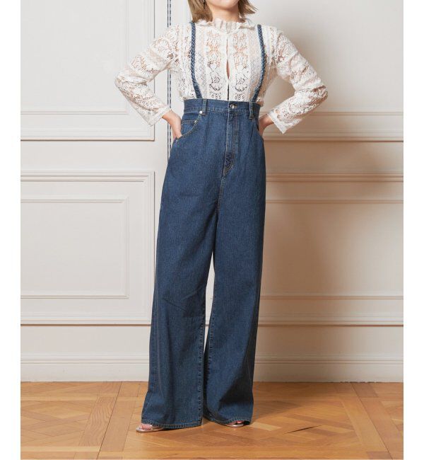 IENA LA BOUCLE「《追加》IENA LA BOUCLE ハイエストウエストデニムパンツ2」|デニム|