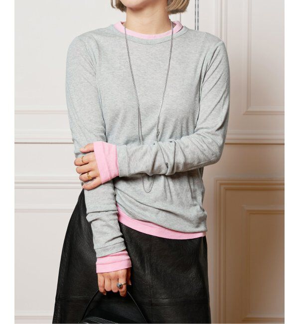 IENA LA BOUCLE「IENA LA BOUCLE シアーフライスロングスリーブTシャツ」|Tシャツ・カットソー|