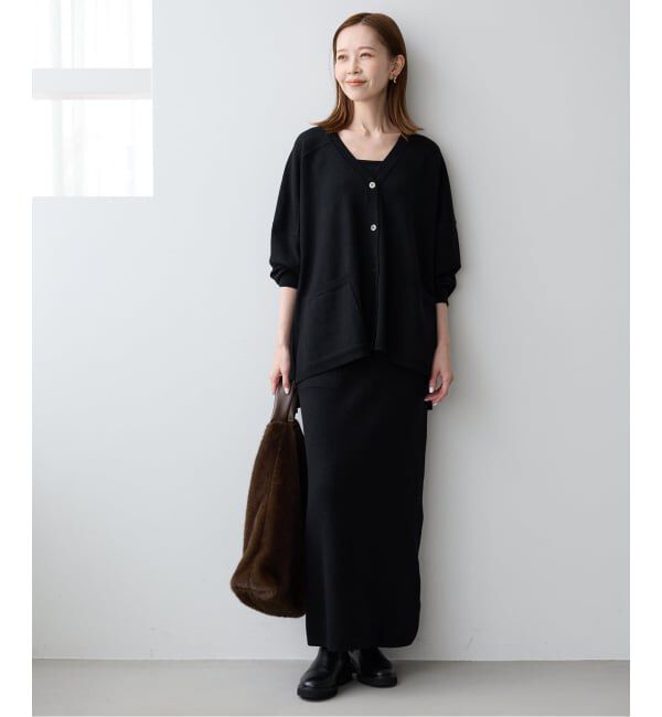 SLOBE IENA「《追加》ウォッシャブルワイドシルエットカーディガン」|カーディガン|
