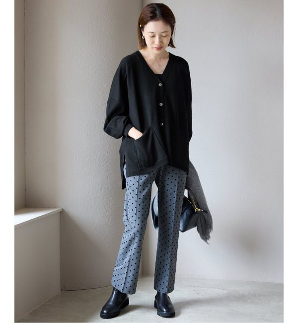 SLOBE IENA「《追加》ウォッシャブルワイドシルエットカーディガン」|カーディガン|