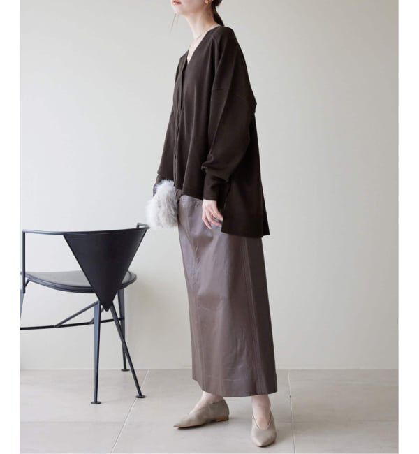 SLOBE IENA「《追加》ウォッシャブルワイドシルエットカーディガン」|カーディガン|