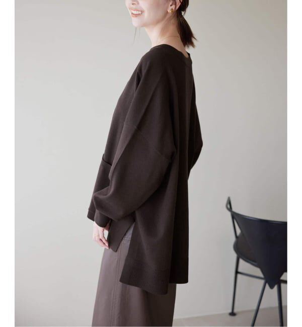 SLOBE IENA「《追加》ウォッシャブルワイドシルエットカーディガン」|カーディガン|