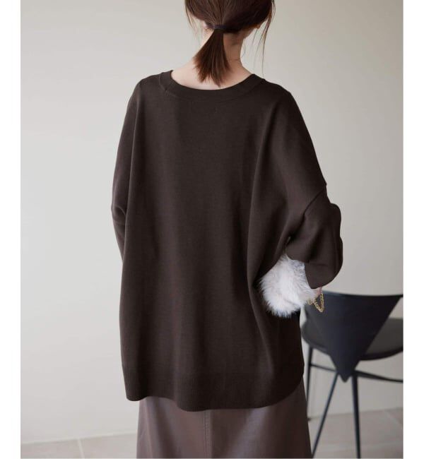 SLOBE IENA「《追加》ウォッシャブルワイドシルエットカーディガン」|カーディガン|