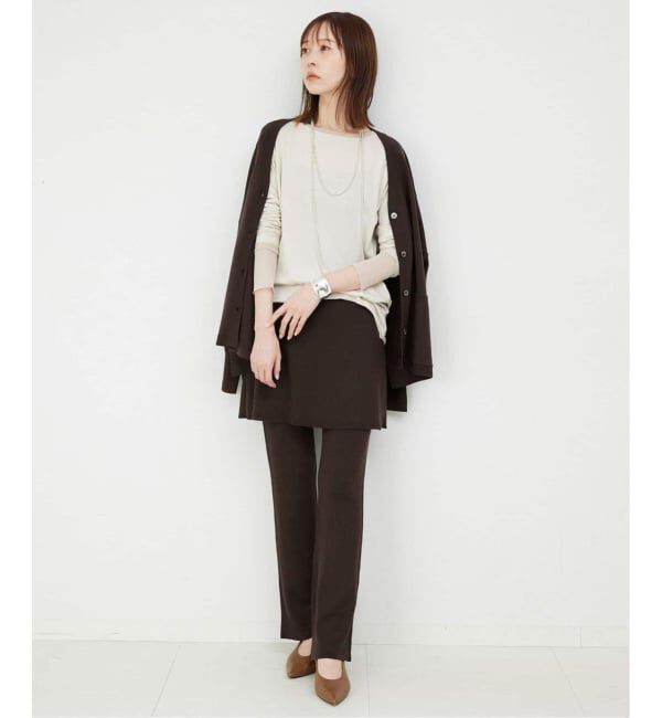 SLOBE IENA「《追加》ウォッシャブルワイドシルエットカーディガン」|カーディガン|