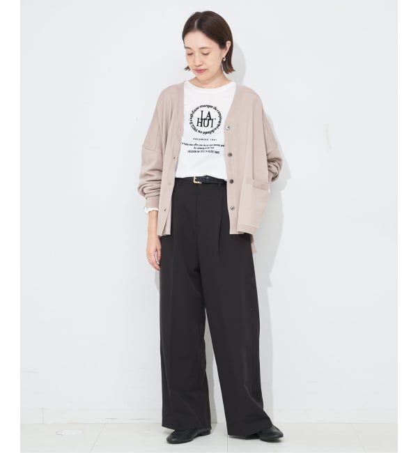 SLOBE IENA「《追加》ウォッシャブルワイドシルエットカーディガン」|カーディガン|