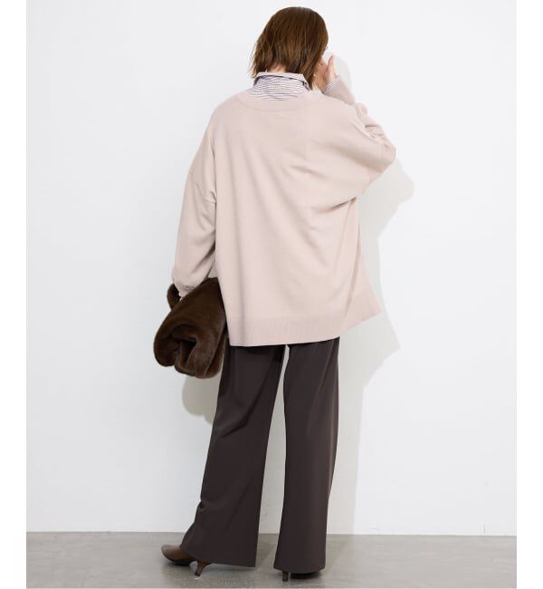 SLOBE IENA「《追加》ウォッシャブルワイドシルエットカーディガン」|カーディガン|