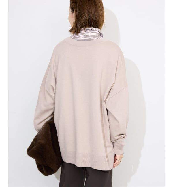 SLOBE IENA「《追加》ウォッシャブルワイドシルエットカーディガン」|カーディガン|