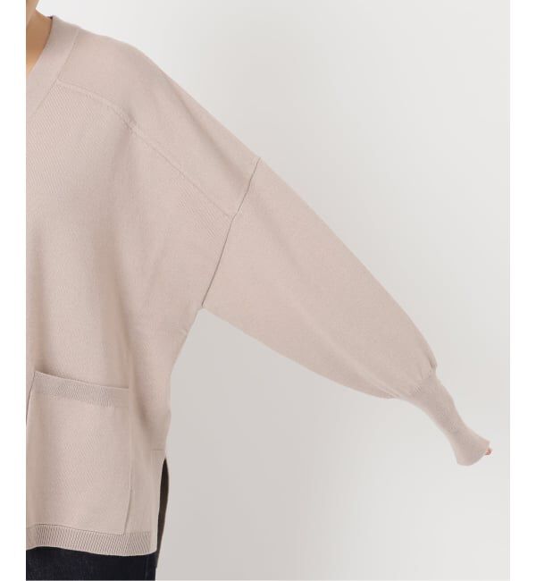 SLOBE IENA「《追加》ウォッシャブルワイドシルエットカーディガン」|カーディガン|