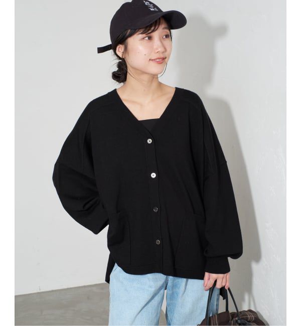 SLOBE IENA「《追加》ウォッシャブルワイドシルエットカーディガン」|カーディガン|