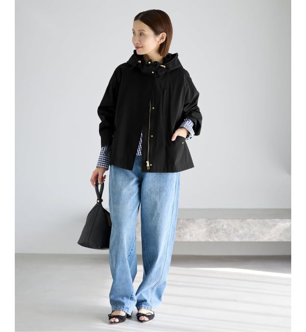IENA「《予約》撥水フーディーブルゾン」|ブルゾン・スタジャン|