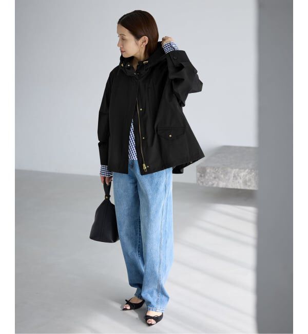 IENA「《予約》撥水フーディーブルゾン」|ブルゾン・スタジャン|