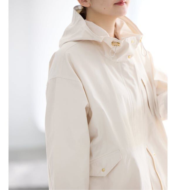 IENA「《予約》撥水フーディーブルゾン」|ブルゾン・スタジャン|