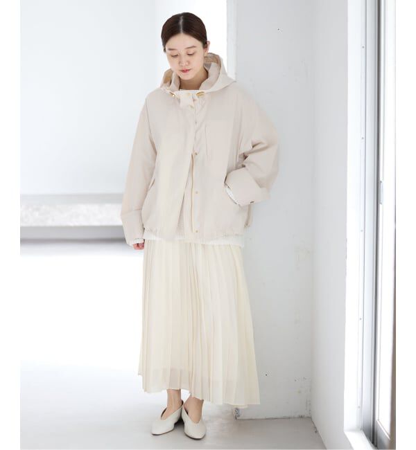 IENA「《予約》撥水フーディーブルゾン」|ブルゾン・スタジャン|