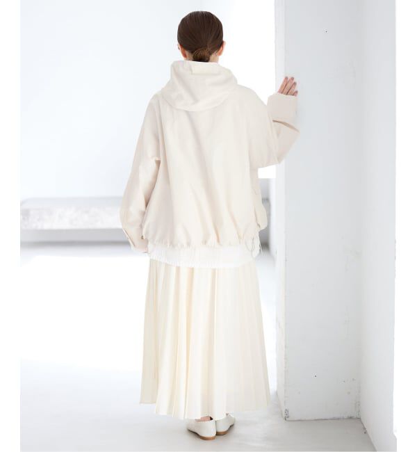 IENA「《予約》撥水フーディーブルゾン」|ブルゾン・スタジャン|