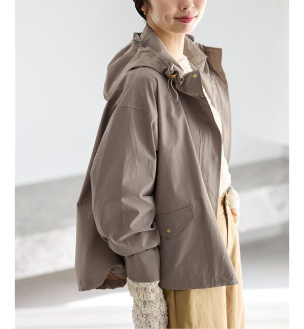 IENA「《予約》撥水フーディーブルゾン」|ブルゾン・スタジャン|