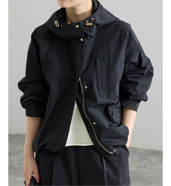 IENA「《予約》撥水フーディーブルゾン」|ブルゾン・スタジャン|