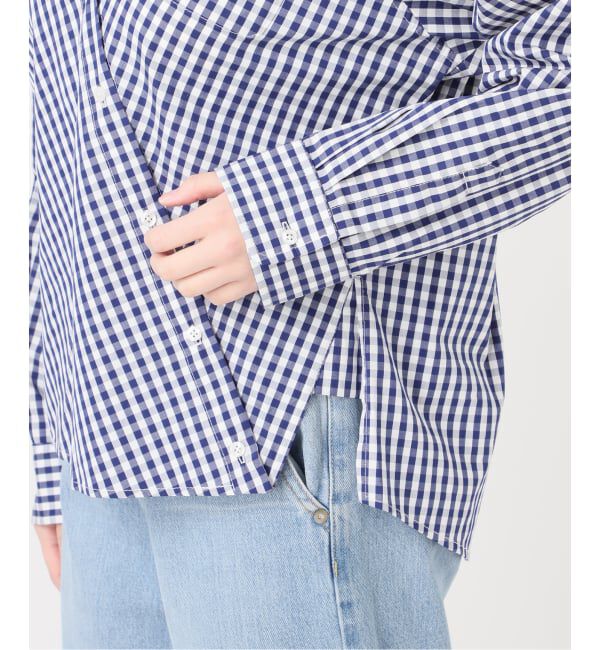 IENA「《予約》MA/RE/マレ カシュクールSHIRTS シャツ LIGHT COTTON 104 GR」|シャツ・ブラウス|