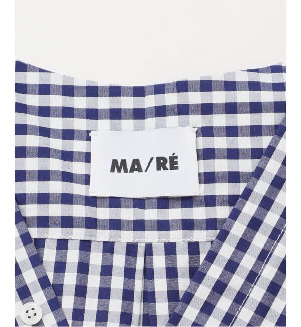 IENA「《予約》MA/RE/マレ カシュクールSHIRTS シャツ LIGHT COTTON 104 GR」|シャツ・ブラウス|