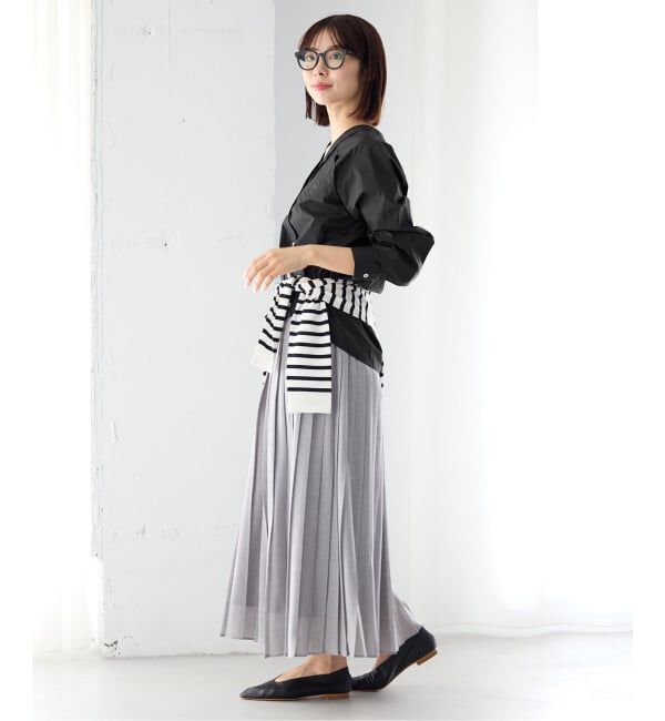 IENA「《予約》MA/RE/マレ カシュクールSHIRTS シャツ LIGHT COTTON 104 GR」|シャツ・ブラウス|