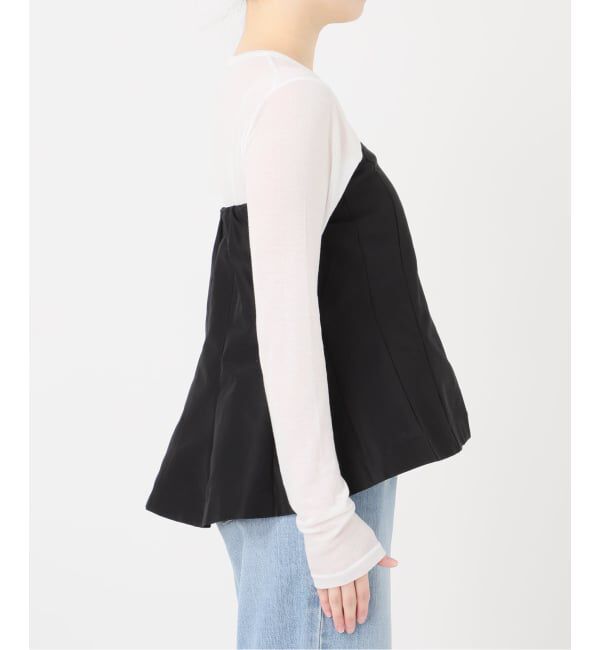 IENA「《予約》MA/RE/マレ ビスチェ STIFF SILK POLYFAILL」|シャツ・ブラウス|