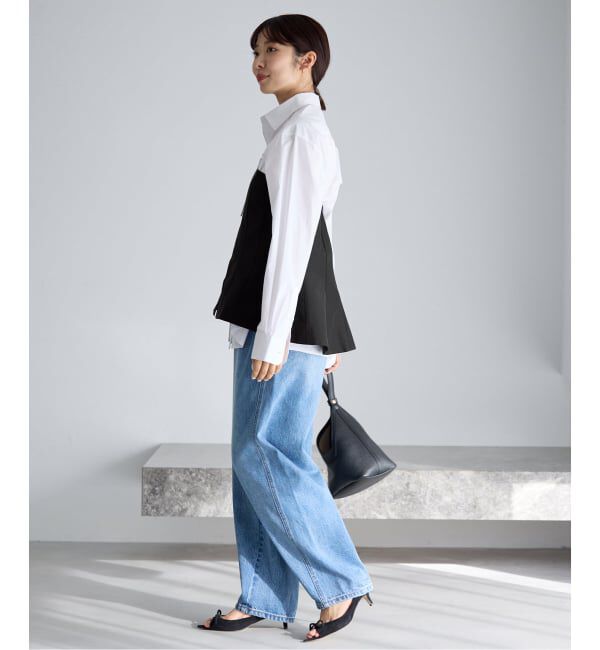 IENA「《予約》MA/RE/マレ ビスチェ STIFF SILK POLYFAILL」|シャツ・ブラウス|