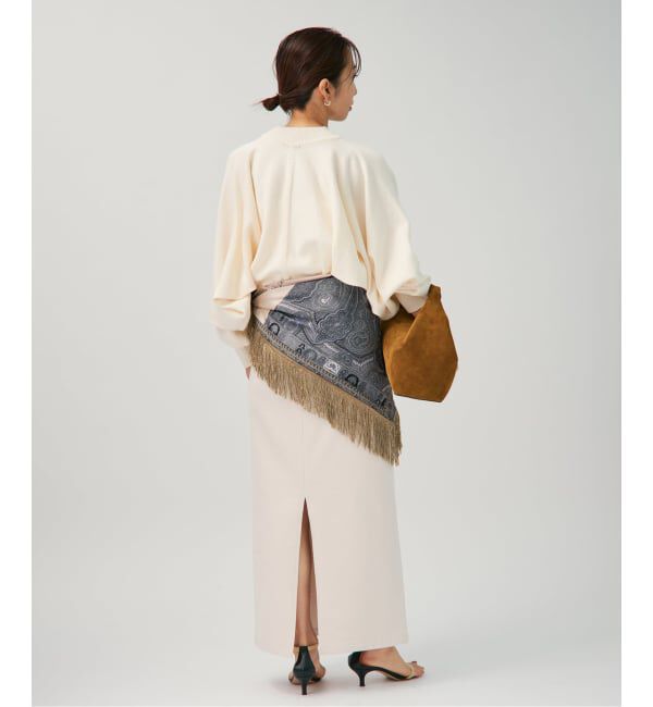 VERMEIL par iena「《予約》PIERRE LOUIS MASCIA ピエール ルイマーシャ Triangular Shawl 517567/101」|バンダナ・スカーフ|