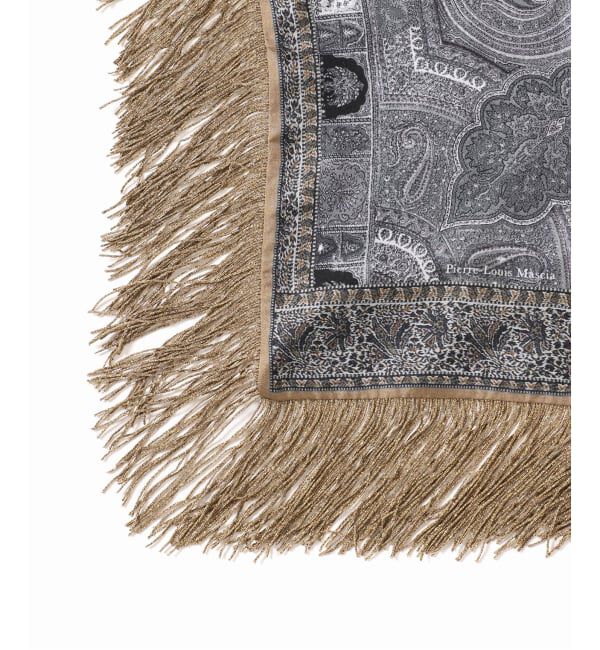 VERMEIL par iena「《予約》PIERRE LOUIS MASCIA ピエール ルイマーシャ Triangular Shawl 517567/101」|バンダナ・スカーフ|