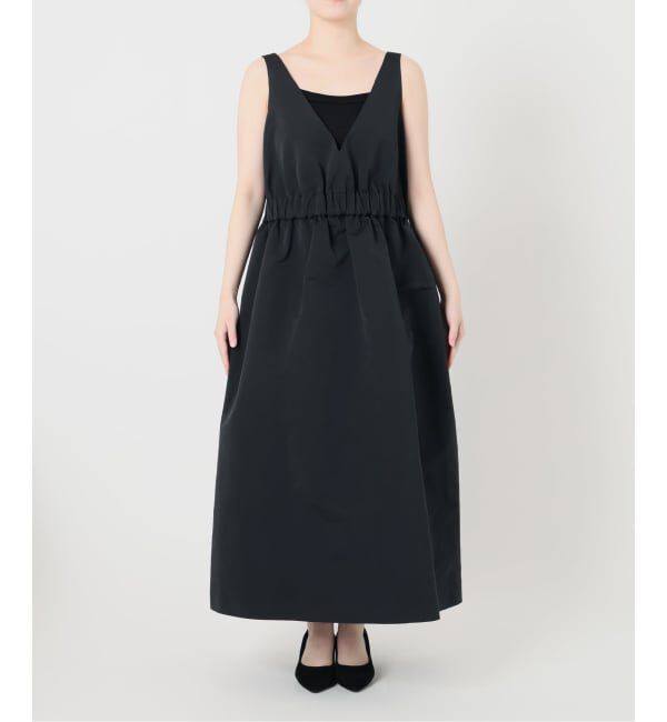 VERMEIL par iena「《予約》SAQUI サキ Taffeta Jumper ドレス 26SS09」|ワンピース|